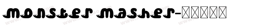 Monster Masher字体转换